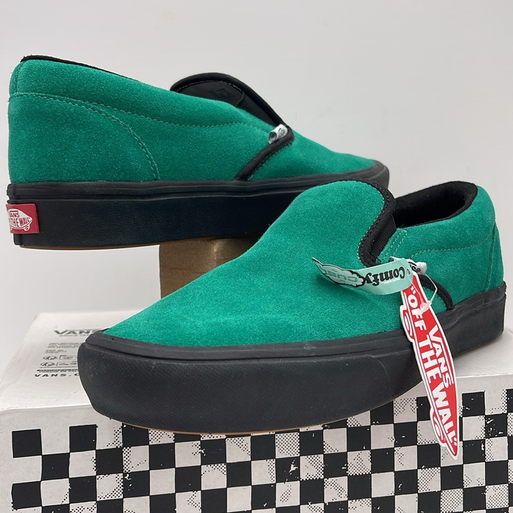 Vans WMNS Classic Slip-On Comficush Ultimate Green Sneakers - Picture 8 of 16